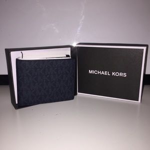 Michael Kors Men's SLIM Wallet MK Logo $88